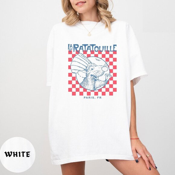 Ratatouille Shirt – Vintage Gusteau’s Remy Anyone Can Cook Little Chef Tee - Picture 2 of 7